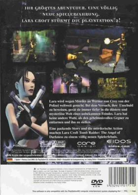 Lara Croft Tomb Raider - Utsukushiki Toubousha (Japan) box cover back